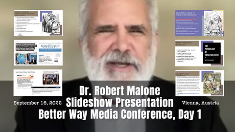 Dr. Robert Malone Slideshow Presentation - Better Way Media Conference, Day 1
