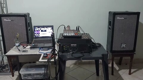 Caixas Meteoro + Mesa Soundcraft SX802FX + DBK3000.