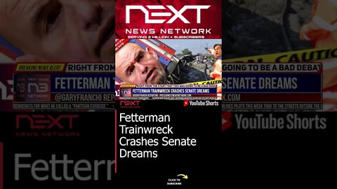 Fetterman Trainwreck Crashes Senate Dreams #shorts