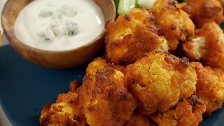 Air Fryer Buffalo Cauliflower