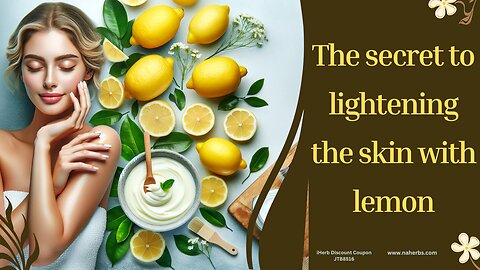 Lemon cream for lightening | Lemon cream #with_herbs #bestskincare