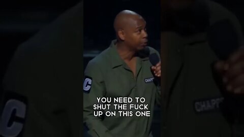 If you can kill this motherf*cker, I can at least abandon him #funny #abortion #davechappelle