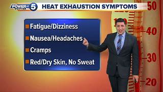 Heat exhaustion tips