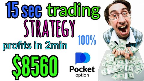 $8560 profits in 2 minutes trading on pocket option new strategy