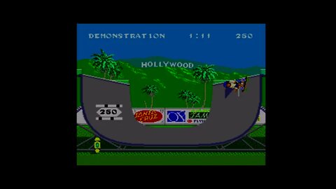 California Games Title Screen Sega Master System.