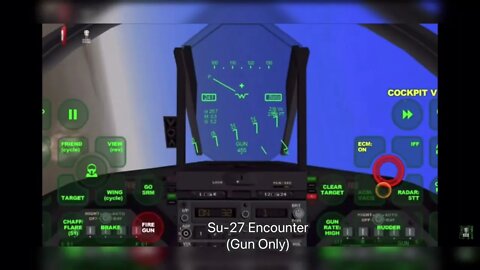 F/A-18 Hornet vs Su-27 “Flanker” gameplay by @Kaos Nova
