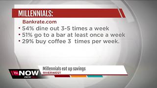 Millennials eating up their savings by going out