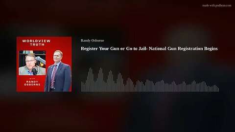 Register Your Gun or Go to Jail- National Gun Registration Begins