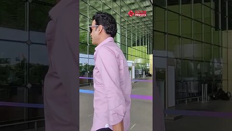 Manoj Bajpayee gets clicked at the airport while flying from Mumbai