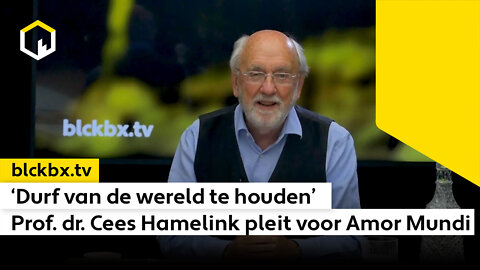 ‘Durf van de wereld te houden’ - Prof. dr. Cees Hamelink pleit voor Amor Mundi