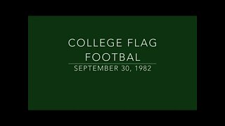 Slippery Rock State College Flag Football 1982