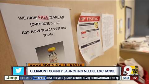 Needle exchange begins Thursday in Clermont County