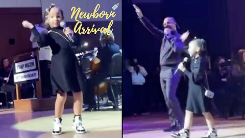 T.I. & Tiny's Daughter Heiress Steals The Show Performing "Live Your Life" Wit Dad! 🎤