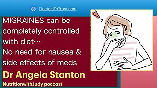 ANGELA STANTON 8 | MIGRAINES completely controlled by diet…No need for nausea & side effects of meds