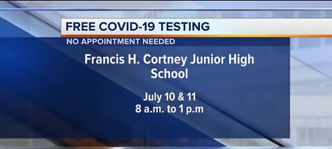 Free COVID-19 testing today
