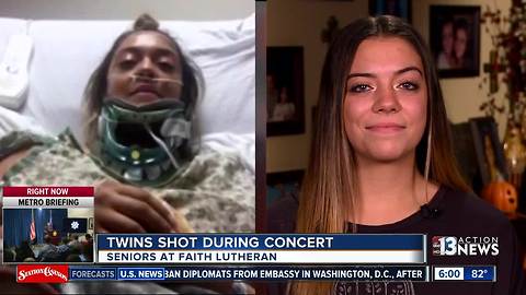 Faith Lutheran High and Middle School rally around twin sisters, alumnus shot