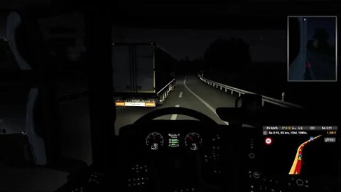 Eurotrucksimulator 2. Mit dem LKW durch Europa Auf der Pro Mod mit guter Musik.