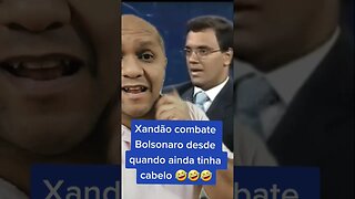 Xandão cabeludo já combatia Bolsonaro