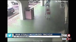 Crook steals 94-year-old's tricycle