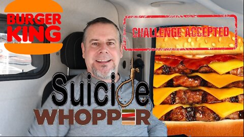#burgerking #bkchallenge #thefluffybeardedman THE SUICIDE WHOPPER CHALLENGE