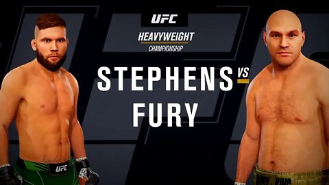 EA Sports UFC 4 Gameplay Tyson Fury vs Jeremy Stephens