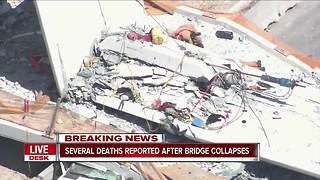 Several deaths reported after bridge collapses at FIU in Miami