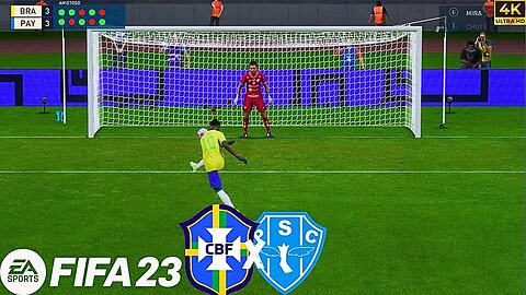 FIFA 23 | DISPUTA INÉDITAA!! BRASIL X PAYSANDU | 4K