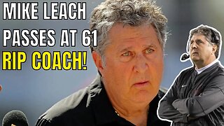 Mississippi State Coach Mike Leach Passes Away at 61! College Football & NFL Mourns The LEGEND!