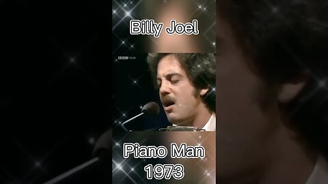 Billy Joel Piano Man Live 1973 #shorts #shortvideo #singer #billyjoel