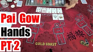 Pai Gow Poker Class Part 2 with Alex : Short Version. Live at CEG Dealer School