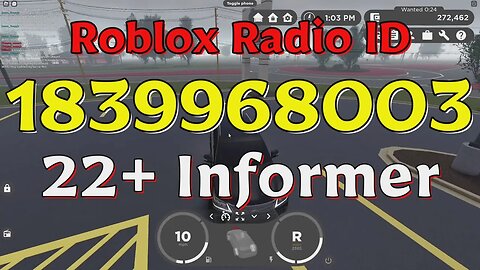 Informer Roblox Radio Codes/IDs