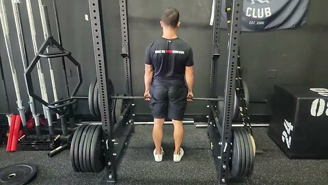 Conventional Rack Pull (Knee Height)