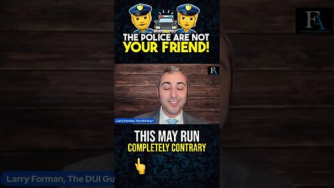 The POLICE are NOT YOUR FRIEND!