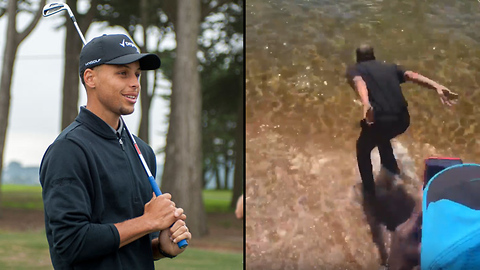 Steph Curry's Dad JUMPS into Lake Tahoe After Losing Golf Bet