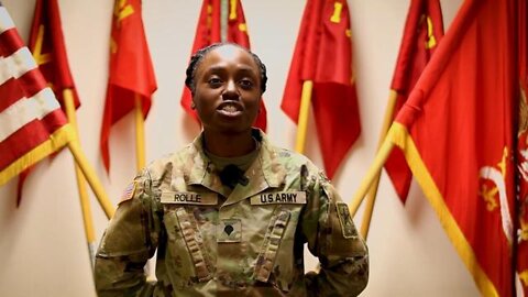 Why I Serve- Spc. Rolle