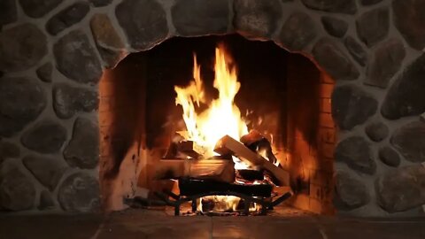 3 Hours of Fireplace with burning fire for Relaxation and Home comfort.Virtual fireplace