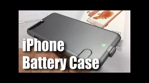 SQDeal Flux style iPhone 7 Plus Battery Charger Power Bank Case Review