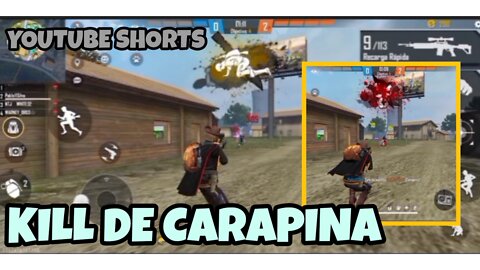 Kill of Carapina, watch the video, Free Fire Max #freefiremax