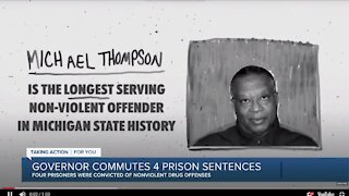 Michigan Governor Whitmer commutes 4 prison sentences