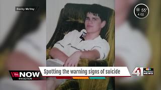 Mom who lost son to suicide asks others to 'speak up'