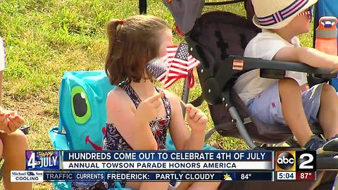 Hundreds came to to celebrate 4th of July at annual Towson parade