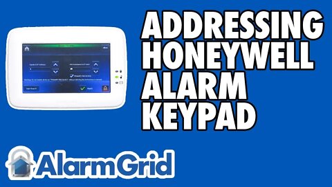 Addressing a Honeywell Alarm Keypad