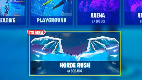 The New Polar Peak "BOSS FIGHT LTM" In Fortnite!... (HORDE RUSH LTM!)