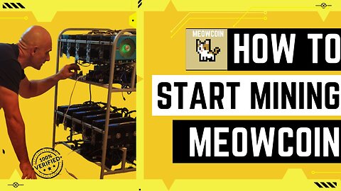 How to Start Mining MEOWCoin: The-Step-By-Step-Guide⛏😜 #crypto