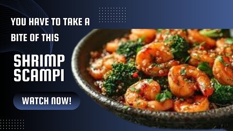 Shrimp scampi is a healthy meal to eat if you are want to get in shape