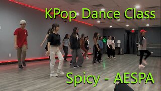 KPop Dance Class Las Vegas - Spicy by Aespa practice