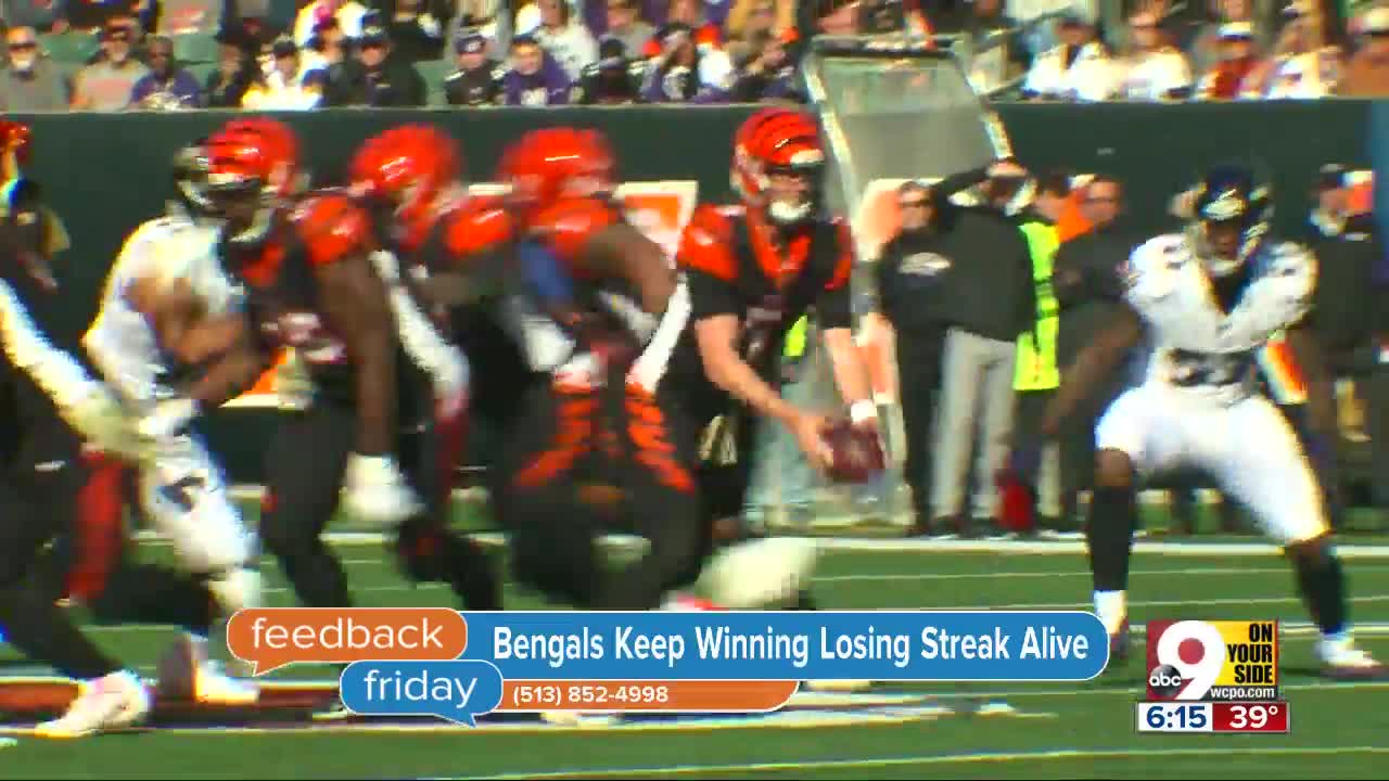 Feedback Friday: Bengals keep perfect (losing) record going strong
