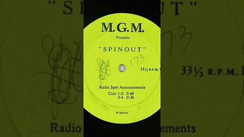 Spinout radio spot Elvis