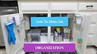 Under The Kitchen Sink Organization