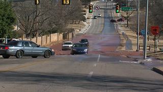 Roadway impassible after 21st and Peoria water main break